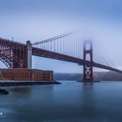 Fort Point and Golden Gate Bridge, USA
