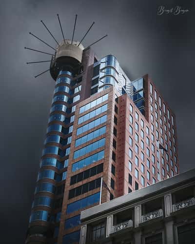 Futuristic Building in Wellington