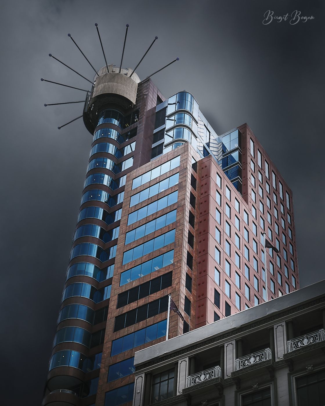 Futuristic Building in Wellington, New Zealand