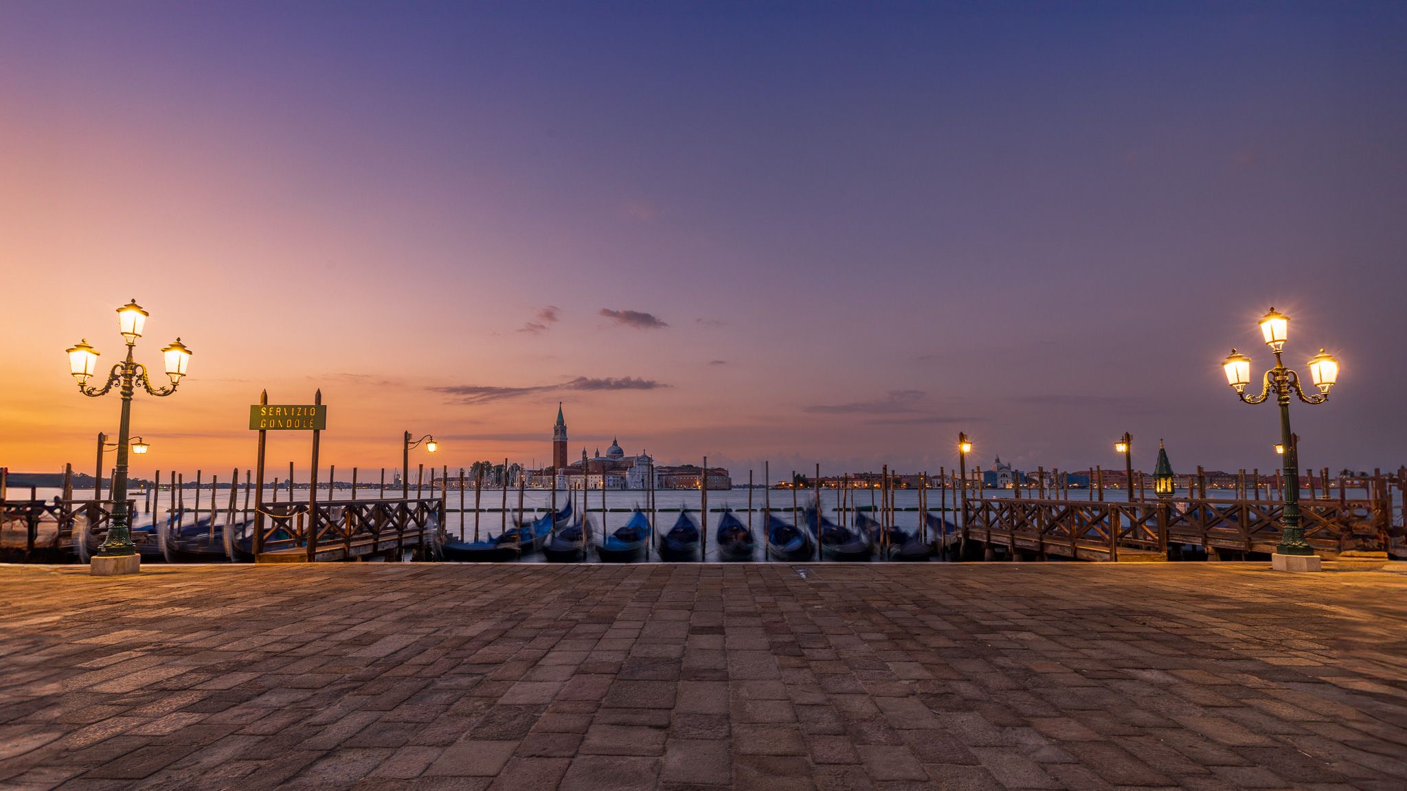 With San Giorgio Maggiore Island View, Italy