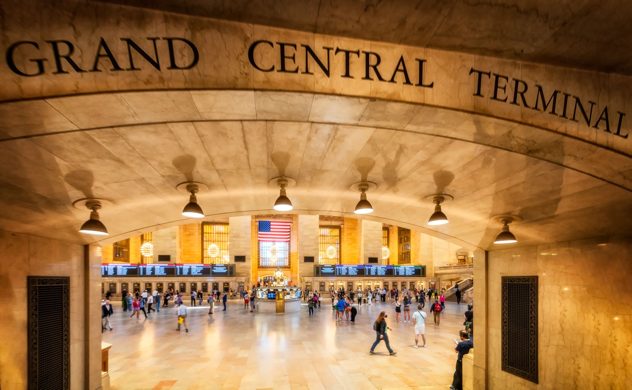 Grand Central Terminal - Escalator, USA