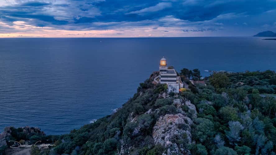 II faro di Capo Bellavista Lighthouse, Arbatax,