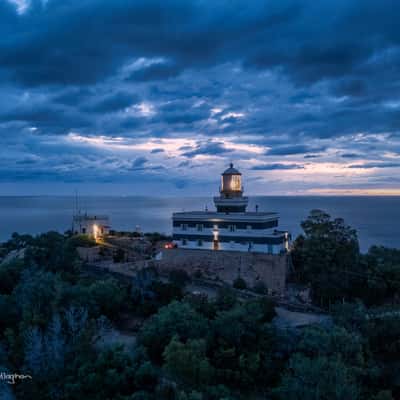 II faro di Capo Bellavista Lighthouse, Arbatax, Sardinia, Italy