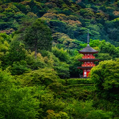 Kiyomizu-dera pagoda, Japan