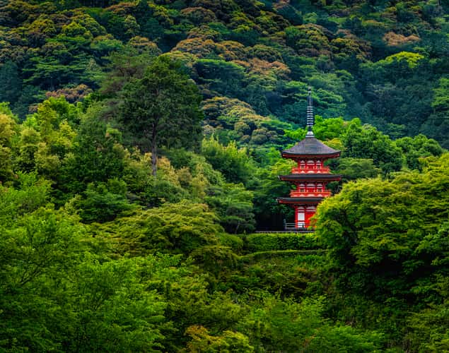 Kiyomizudera Koyasunoto Pagoda, Kyoto