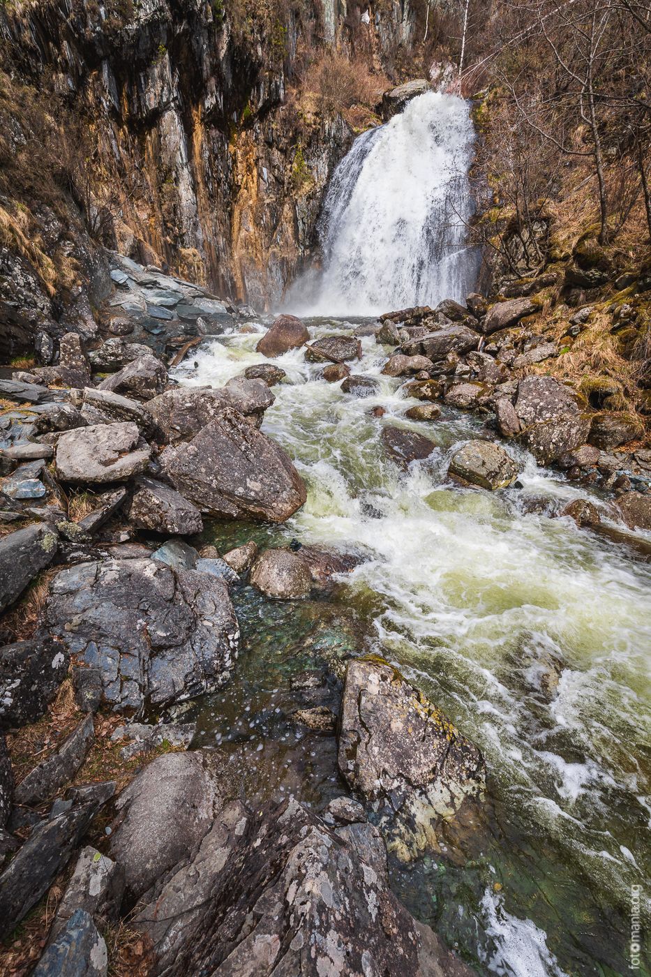 Korbu Waterfall, Russian Federation