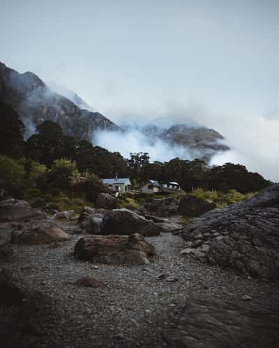 Lake Mackenzie Hut, Routeburn Track, Fiordland National Park