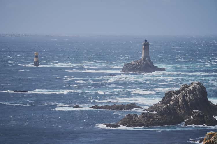 Lighthouse 'La Vieille' at the Pointe du Raz, Brittany
