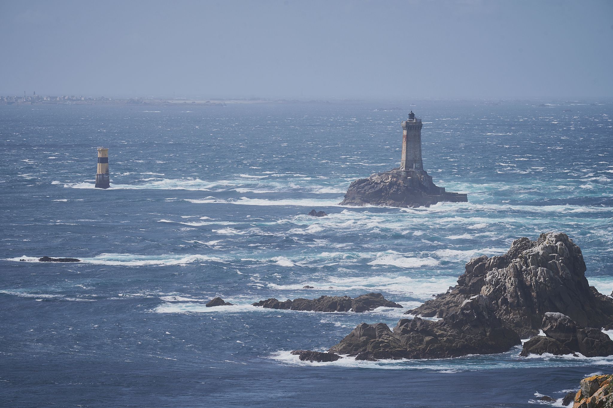 Lighthouse 'La Vieille' at the Pointe du Raz, Brittany, France