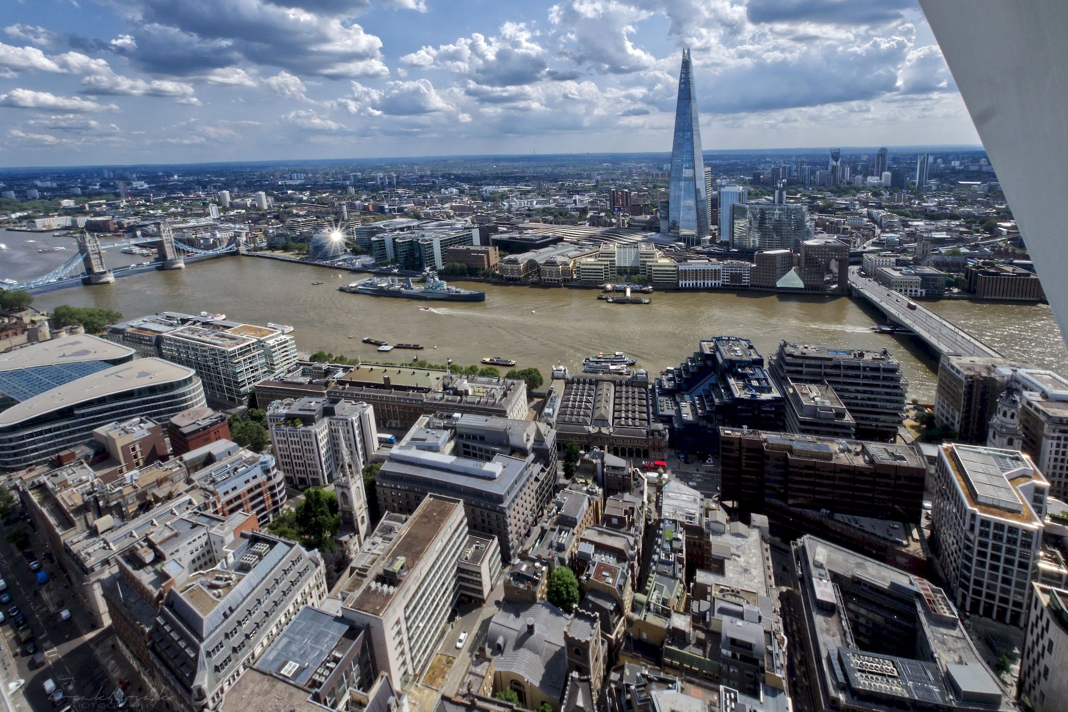 London view from Sky Garden, London, United Kingdom