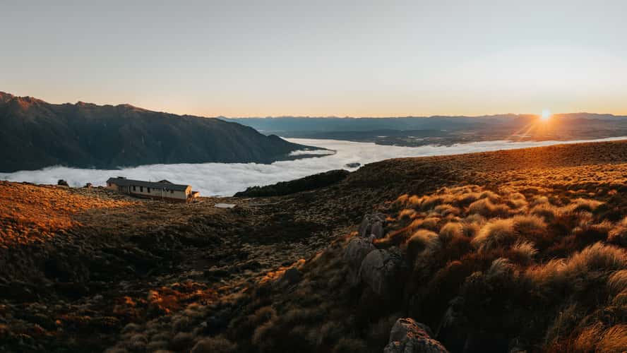 Luxmore Hut at Kepler Track, Fiordland National Park
