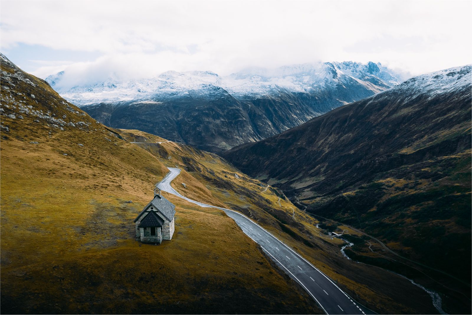 Maria Hilf Chapel (Drone), Switzerland