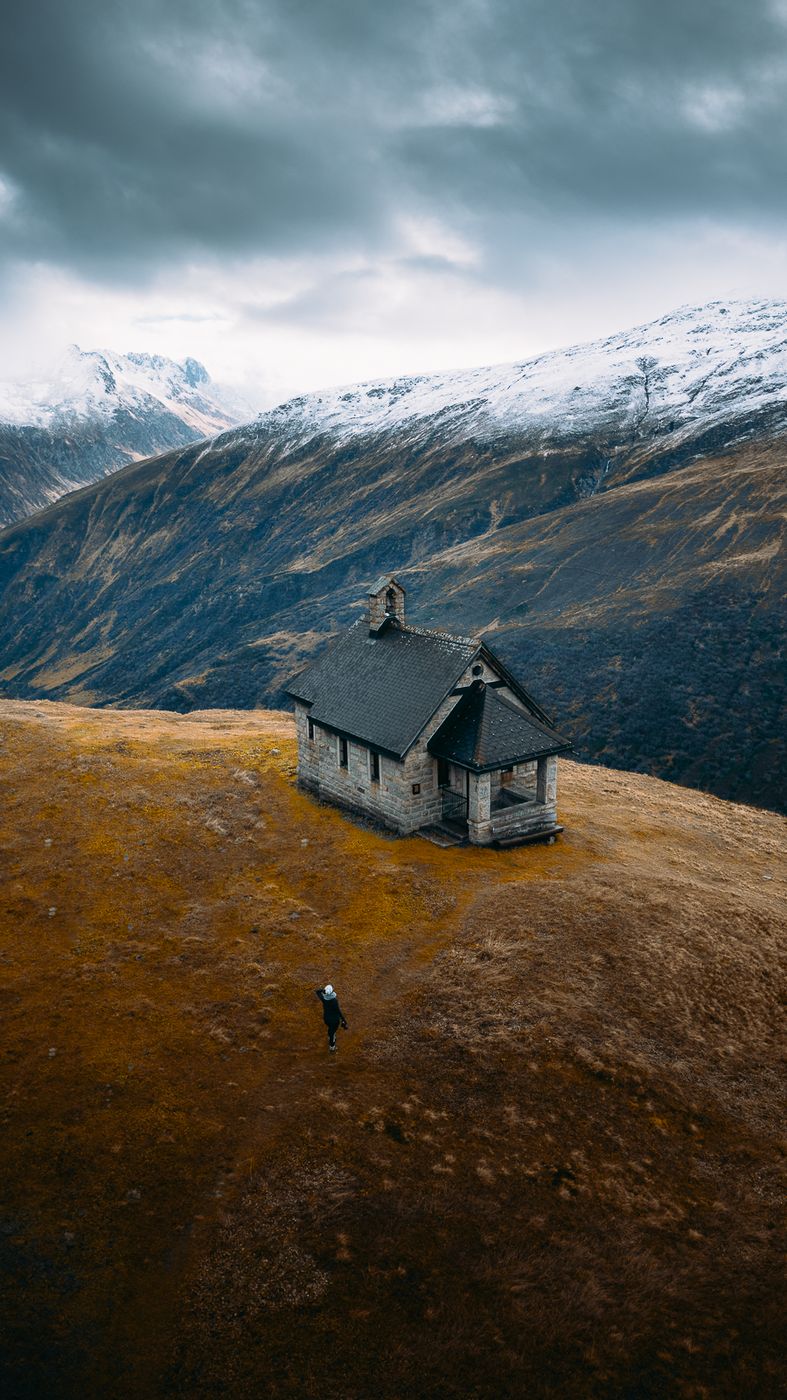 Maria Hilf Chapel (Drone), Switzerland