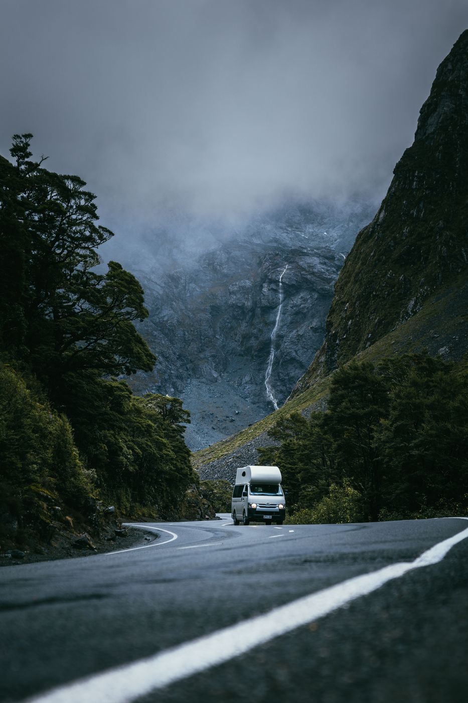 Milford Sound Highway, Fiordland National Park, New Zealand