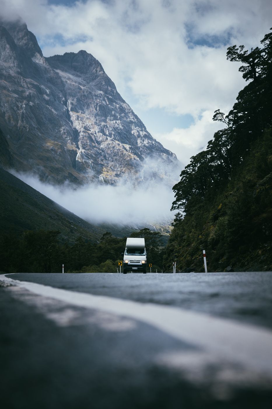 Milford Sound Highway, Fiordland National Park, New Zealand