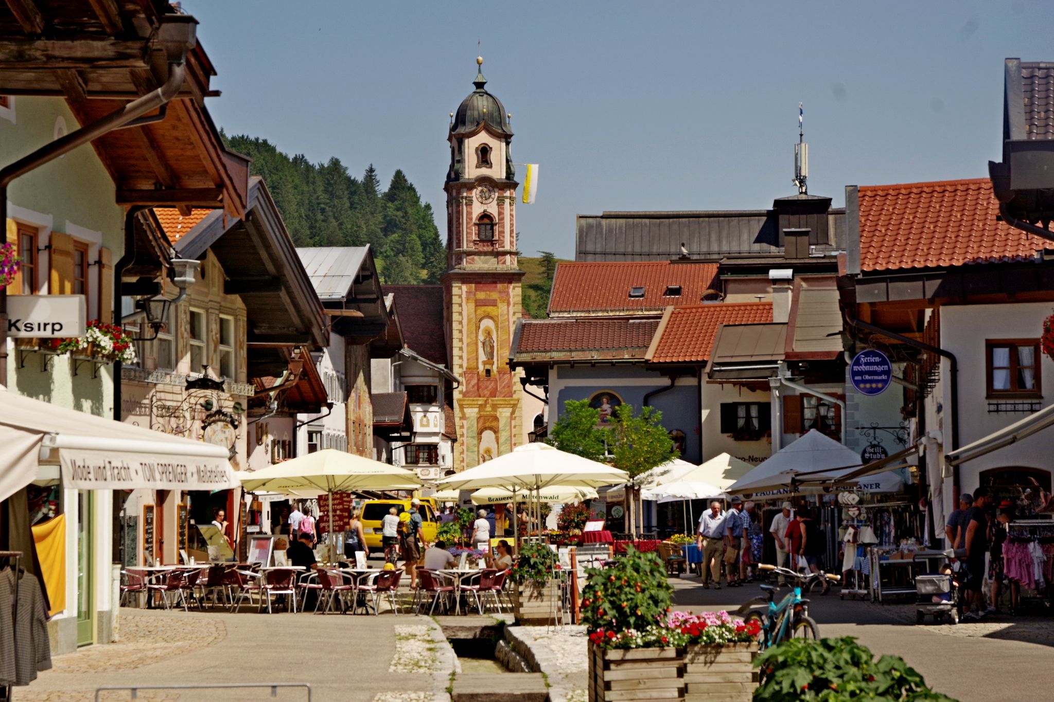 Mittenwald old town, Germany