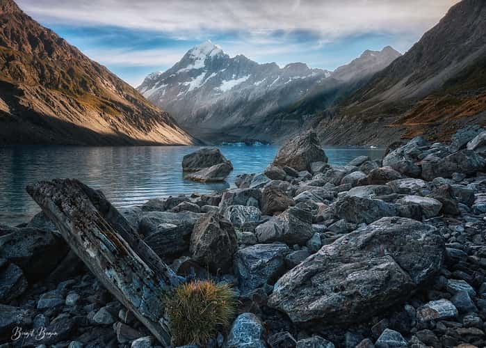 Mt. Cook from Hooker Lake