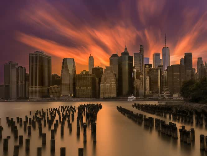 New York City Skyline from Pier 1, Brooklyn