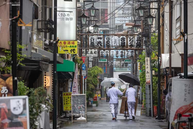 Old Asakusa streets and alleys