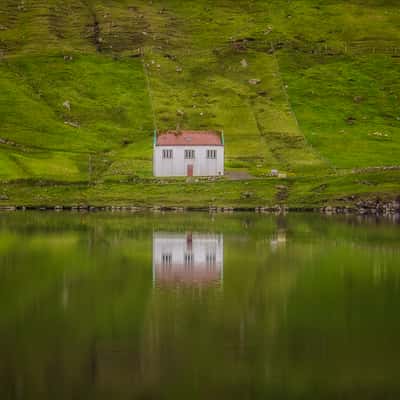 On the road to Sandur, Faroe Islands