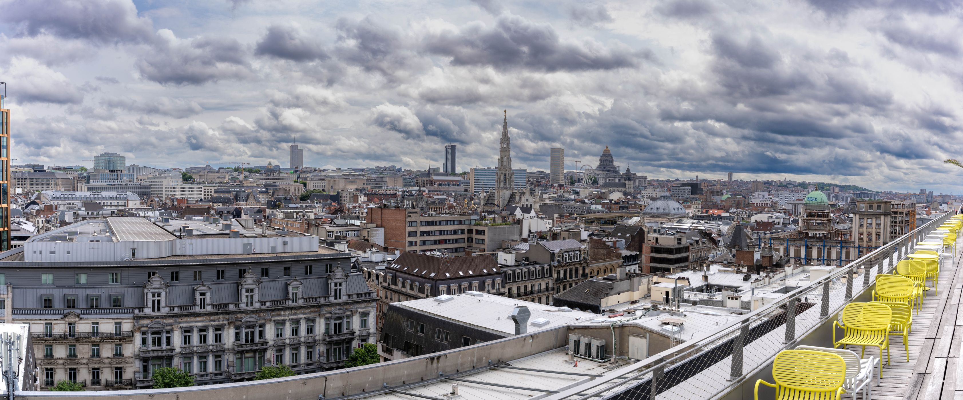 panoramic view Centre administratif Brucity, Belgium