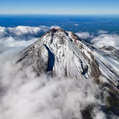 Peak of Mount Taranaki, New Zealand