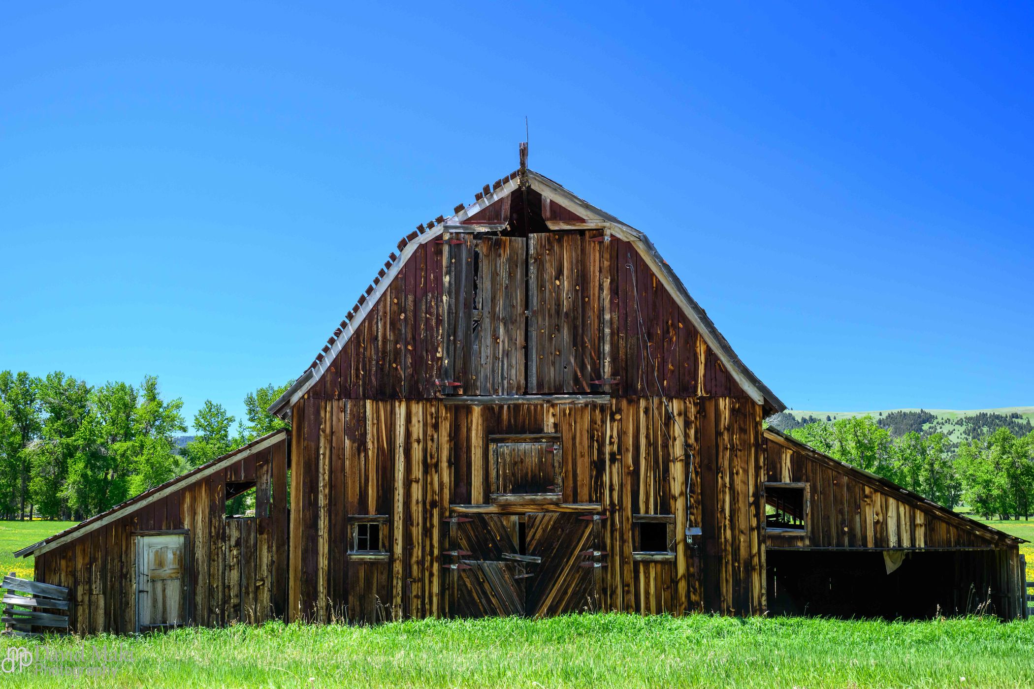 Philipsburg Montana Highway 1 Barn, USA