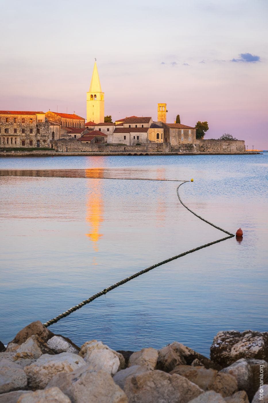Porec by night, Croatia
