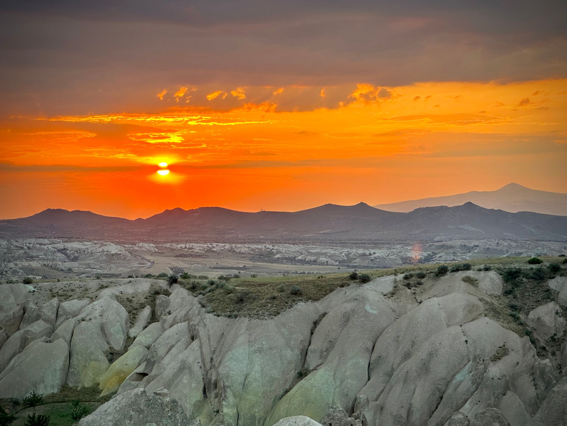 Red Valley sunset viewpoint, Cappadocia, Turkey (Türkiye)