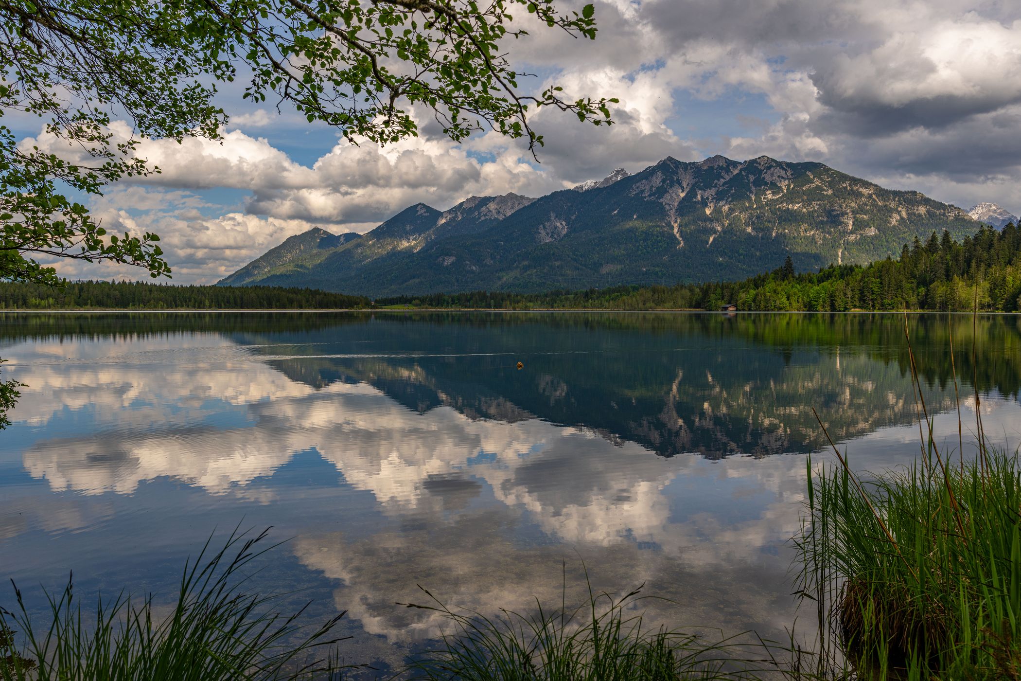 Reflektions at Barmsee, Germany