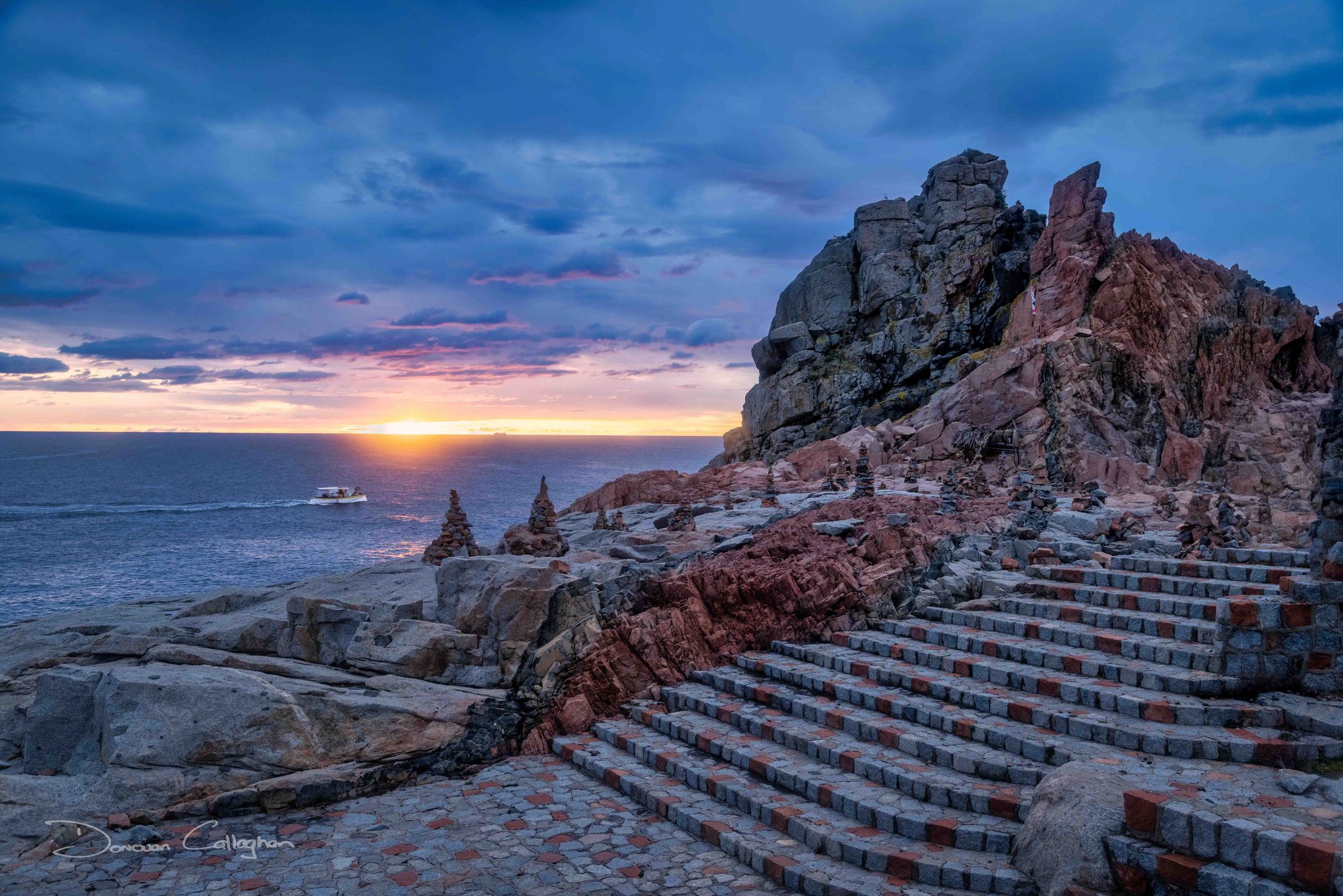 Rock balancing Art, Arbatax, Sardinia, Italy