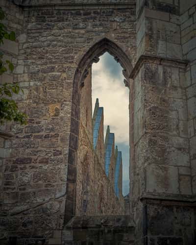 Ruine der Aegidienkirche in Hannover