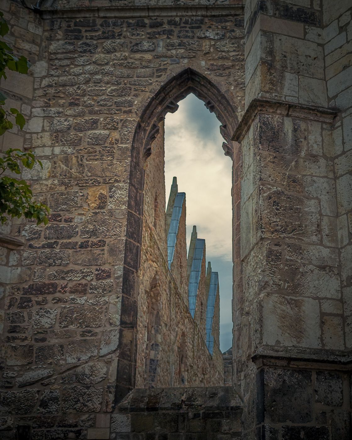 Ruine der Aegidienkirche in Hannover, Germany