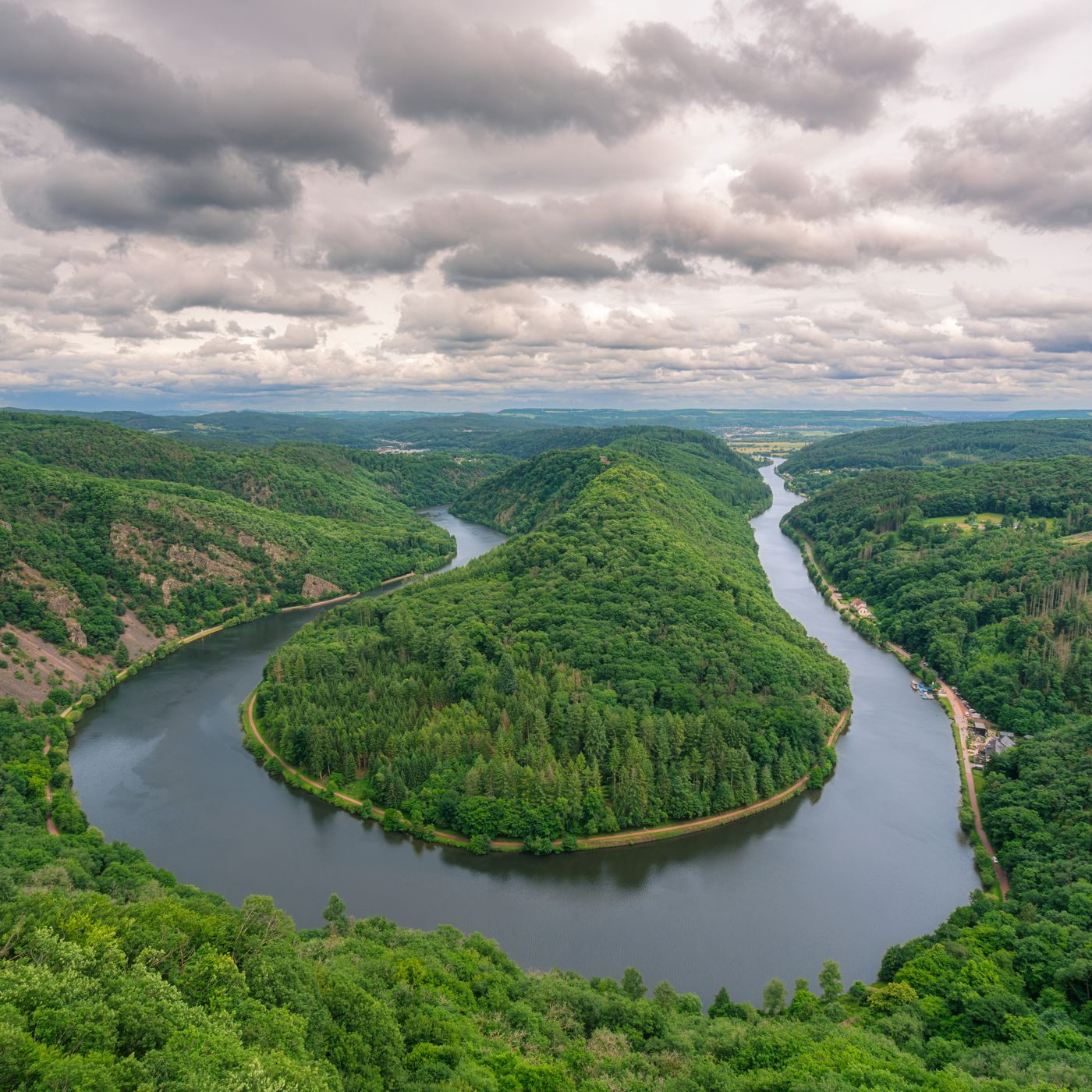 Saarschleife/Saar Loop, Mettlach, Germany