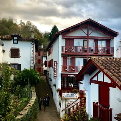 Saint Jean Pied De Port main view, France