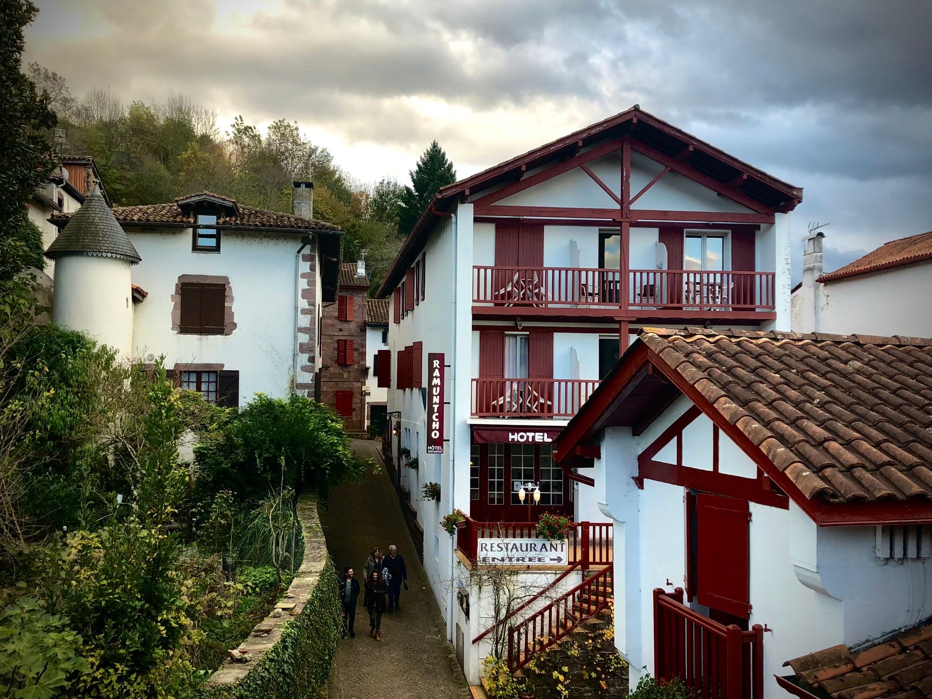 Saint Jean Pied De Port main view, France