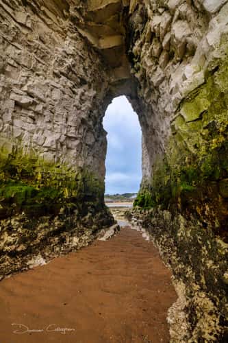 Sea Arch ,Kingsgate Bay beach, England