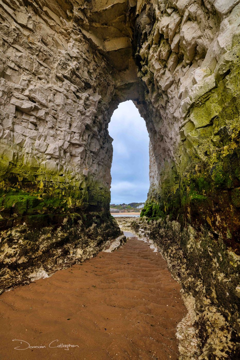 Sea Arch ,Kingsgate Bay beach, England, United Kingdom