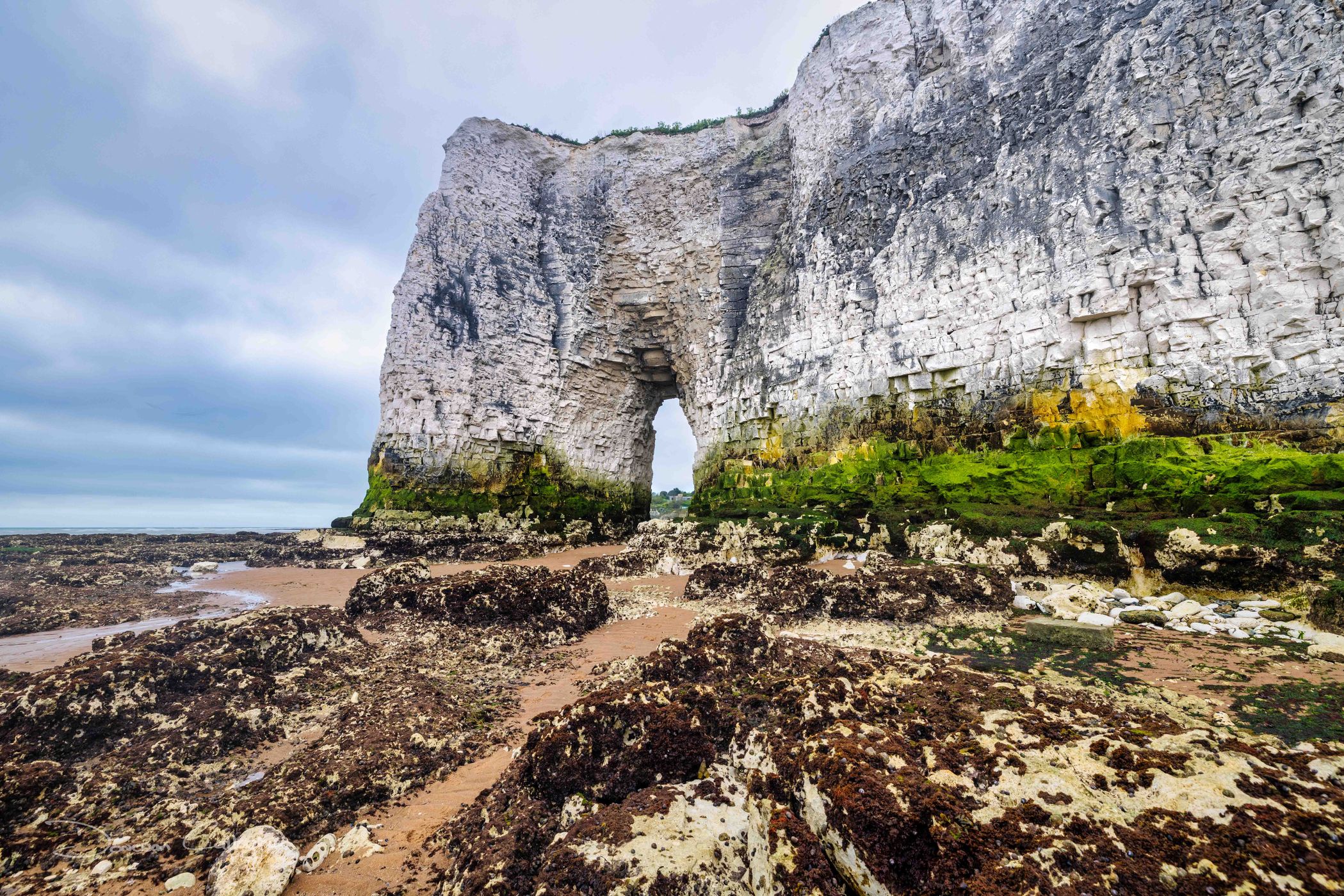 Sea Arch, Kingsgate bay beach, England, United Kingdom