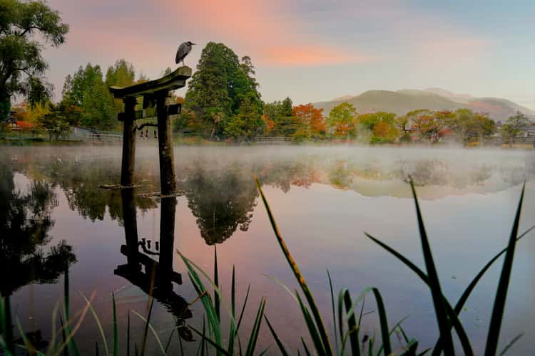 Shrine at Lake Kirin