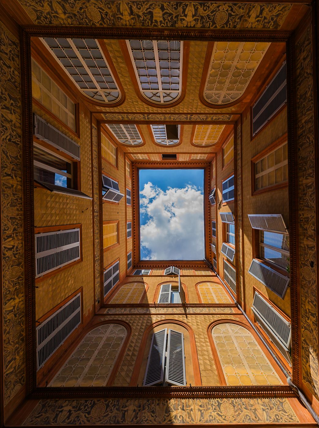 Siena Courtyard, Italy