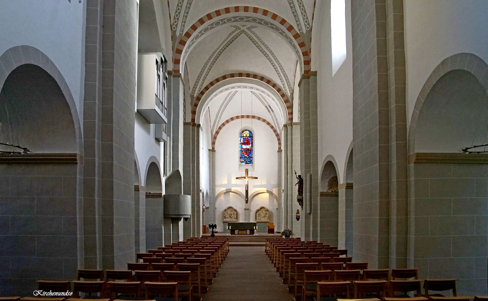 Stadtkirche St. Ulrich interior, Germany