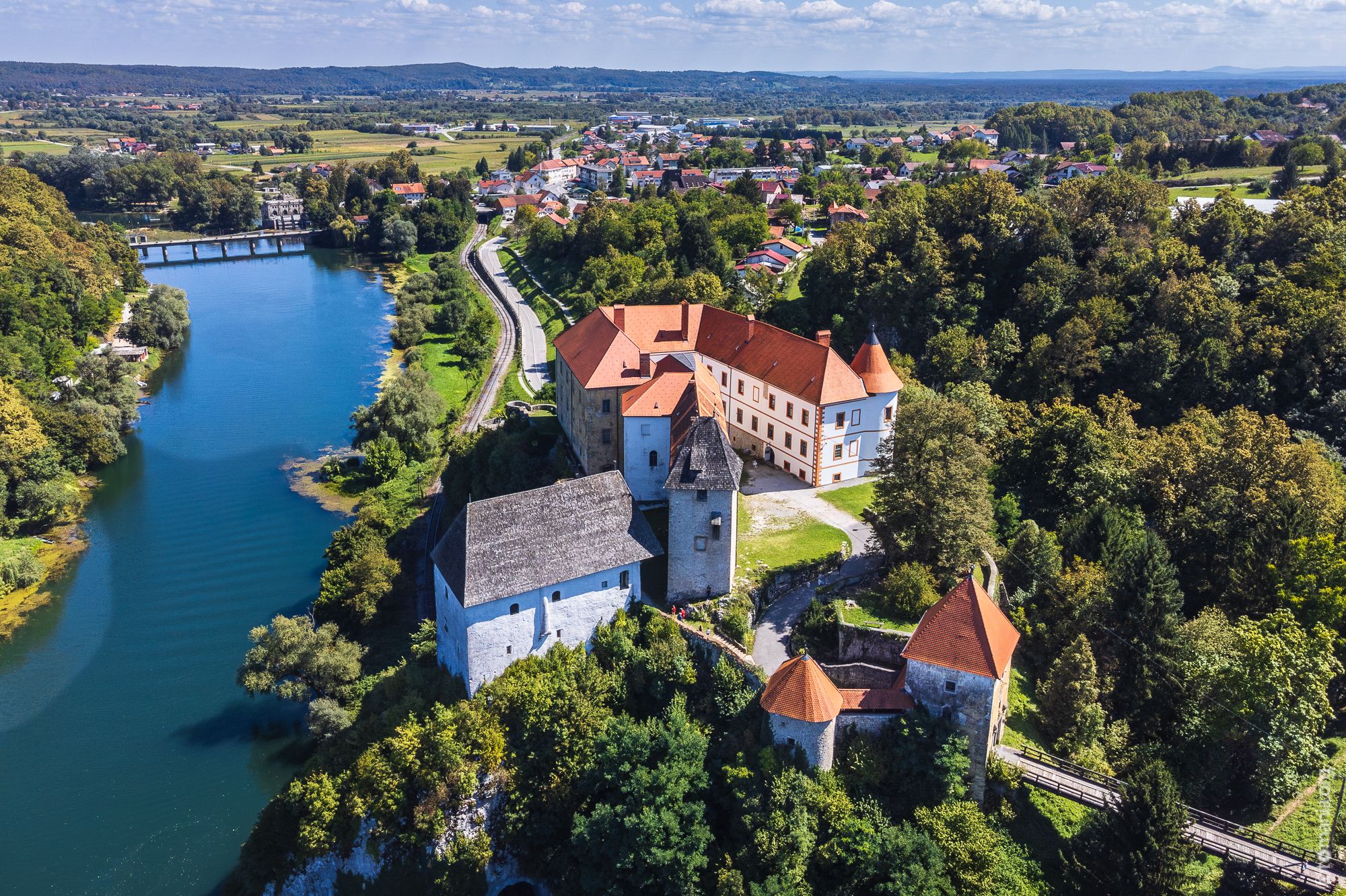Stari Grad Ozalj (drone), Croatia