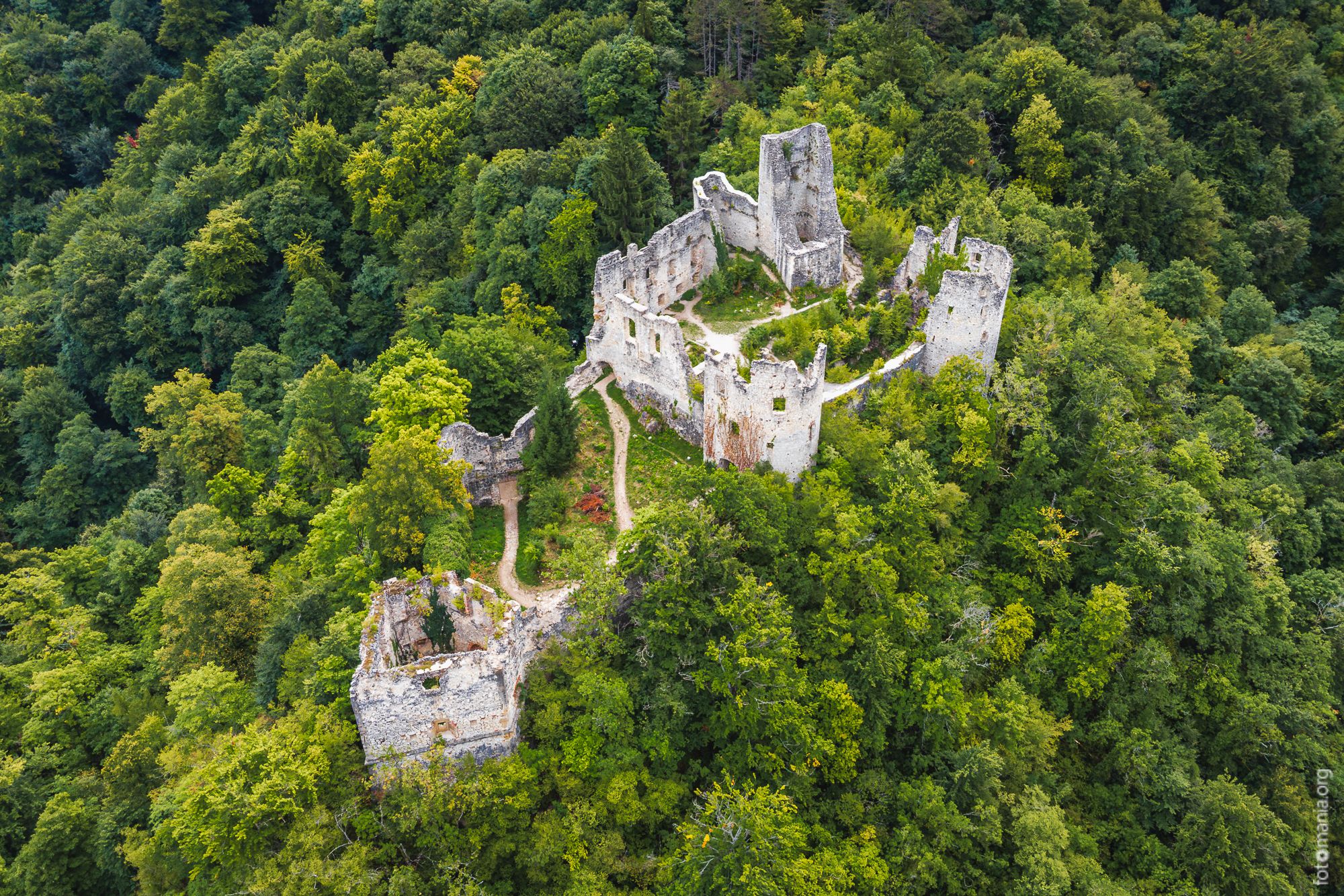 Stari Grad Samobor (drone), Croatia