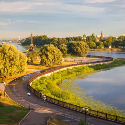 Strelka park, Yaroslavl, Russian Federation