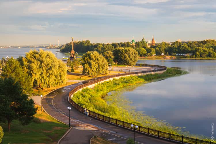 Strelka park, Yaroslavl