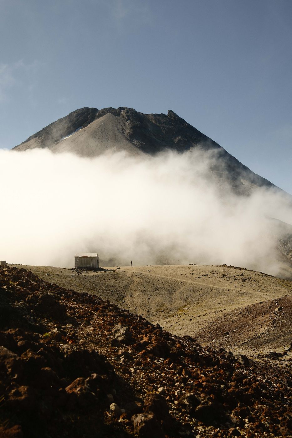 Syme Hut, Mount Taranaki, New Zealand