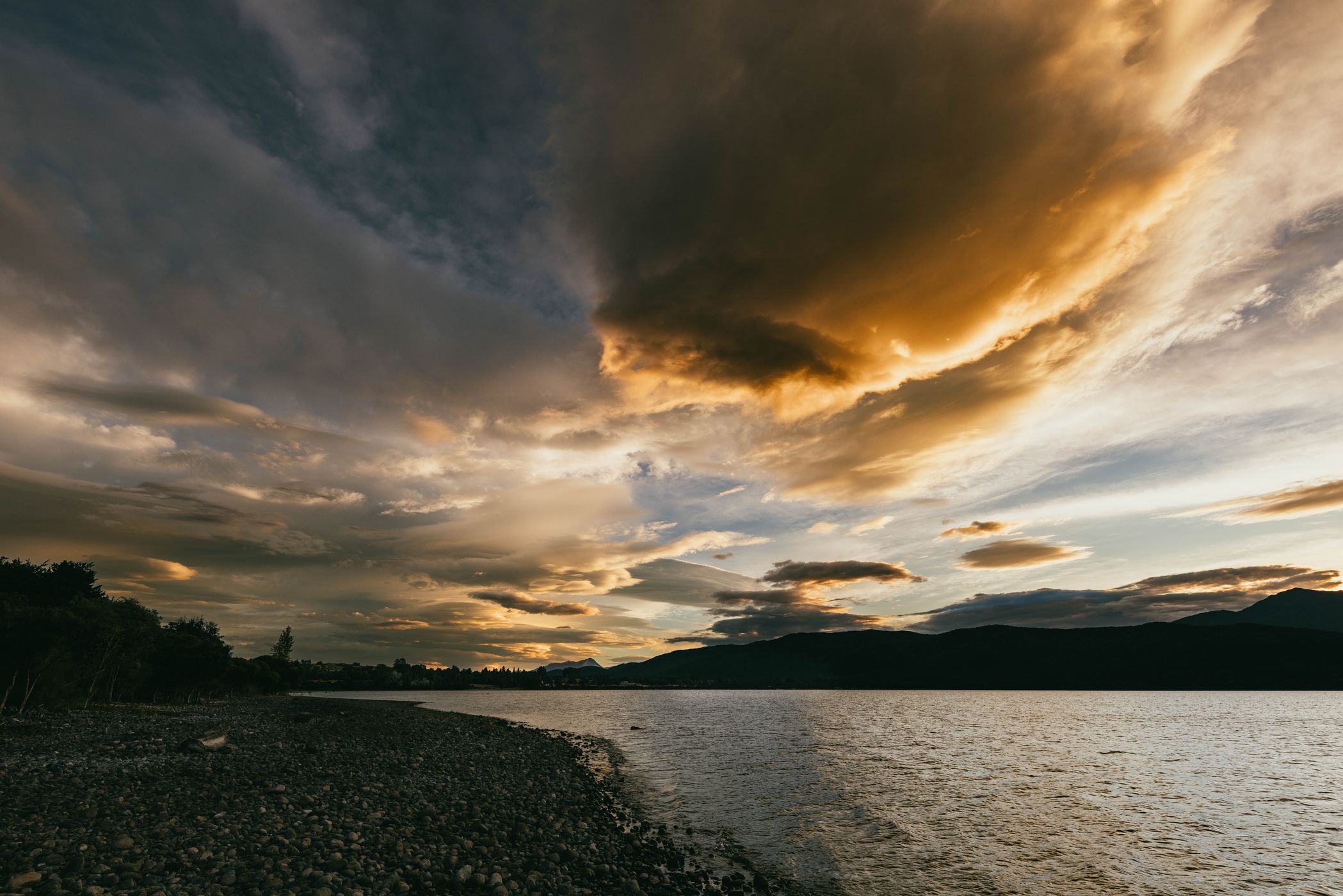 Te Anau lakeview, Fiordland, New Zealand