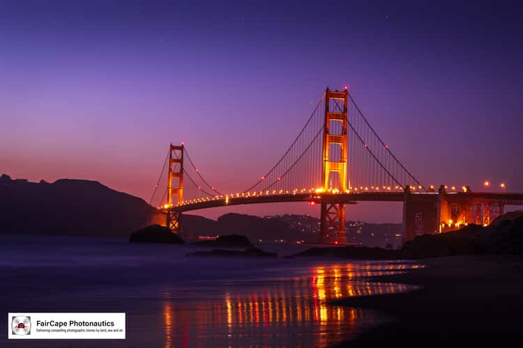 The Golden Gate Bridge from Baker Beach