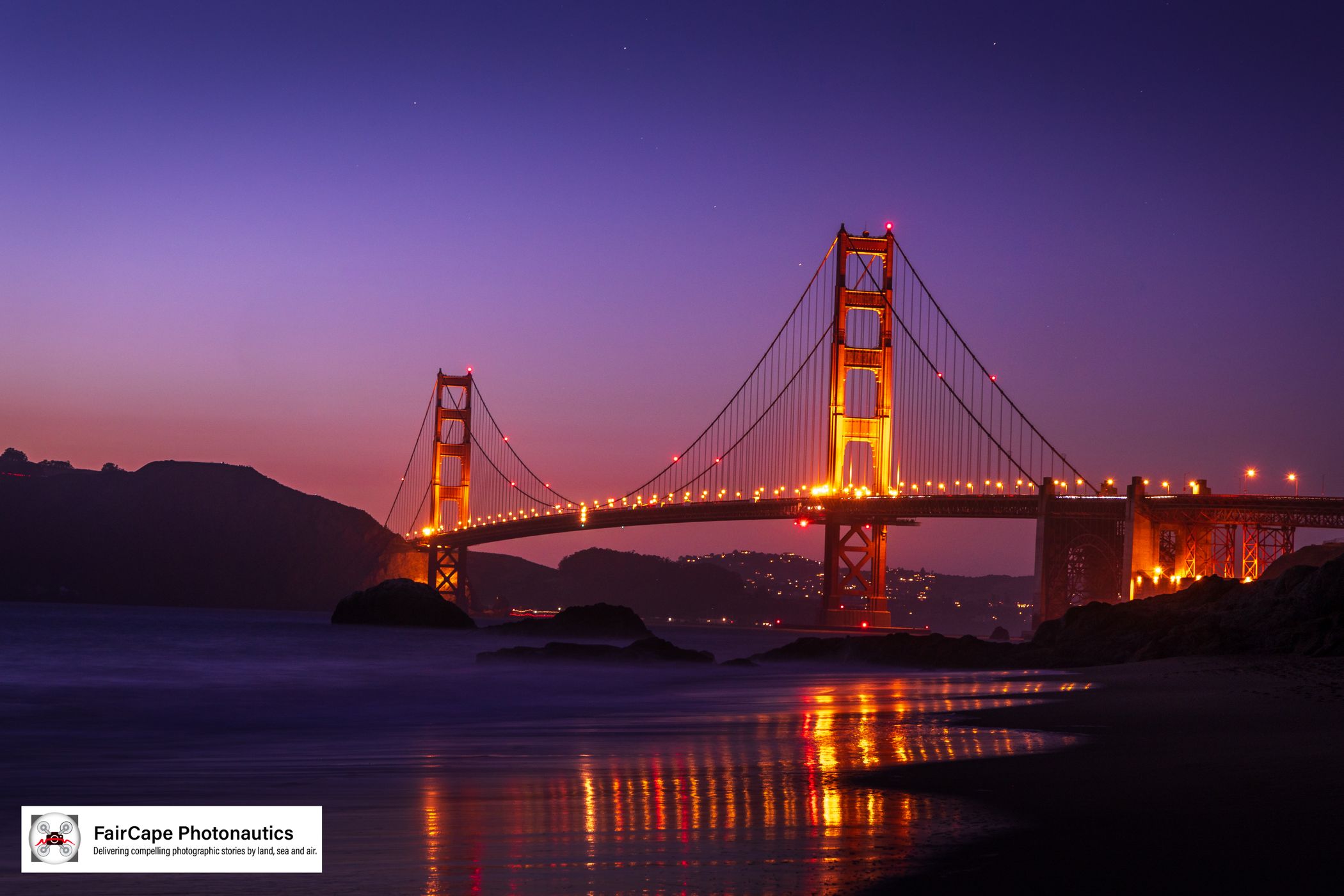 The Golden Gate Bridge from Baker Beach, USA